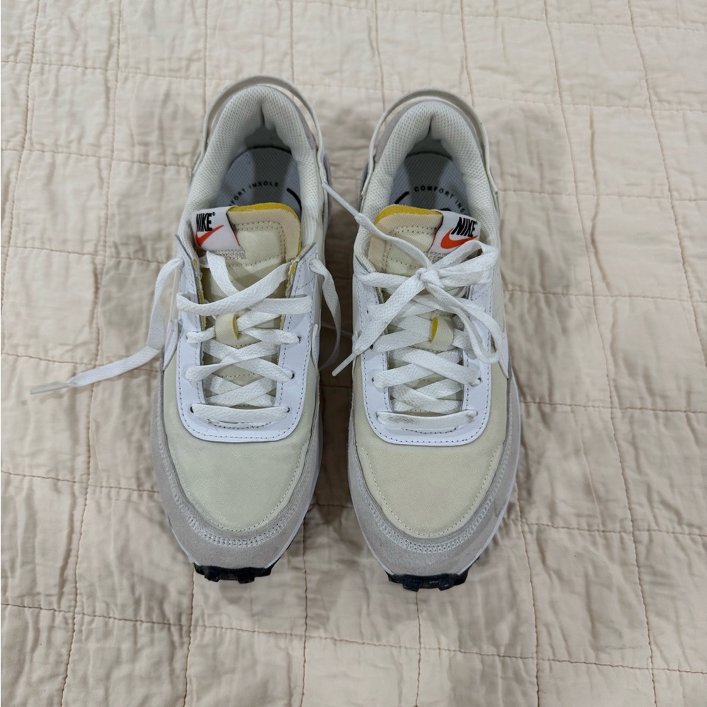 Nike White and Cream Sneakers